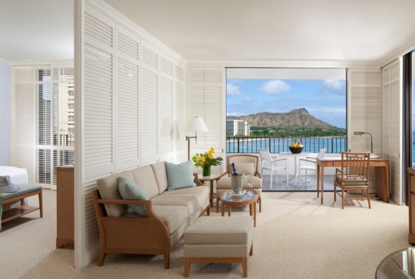 Halekulani's Diamond Head Prime Suite