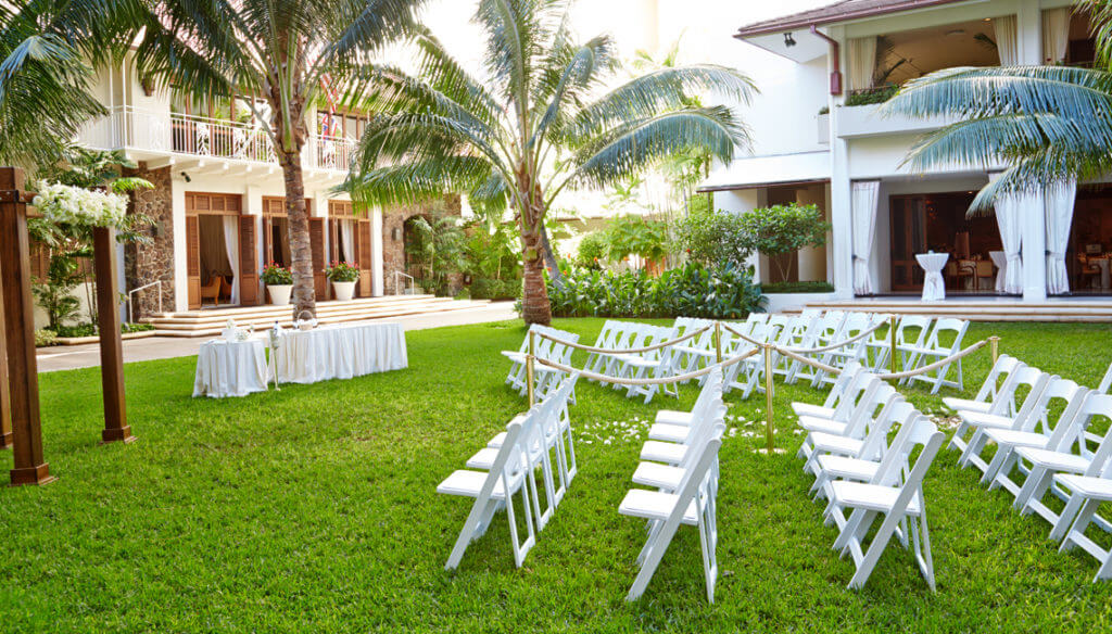 Garden Courtyard | Wedding Venue | Halekulani Hotel