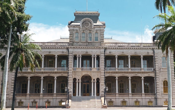 Iolani Palace was and continues to be the only official royal residence in the United States