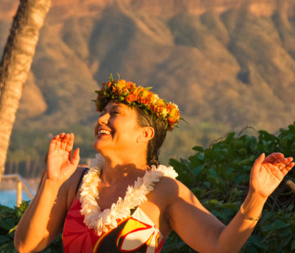 Hula dancer at House Without A Key