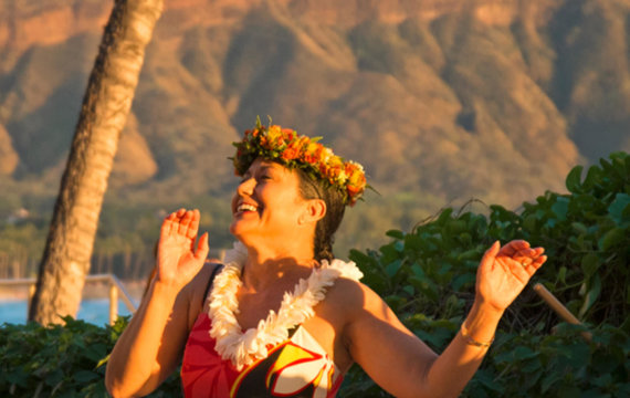 Hula dancer at House Without A Key