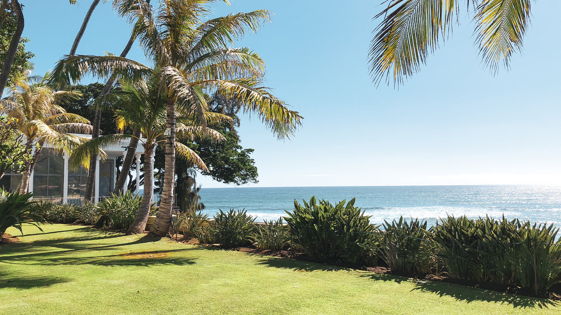 Ocean front at Shangri-La