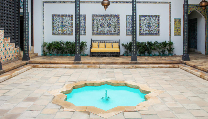 Courtyard at Shangri-La museum