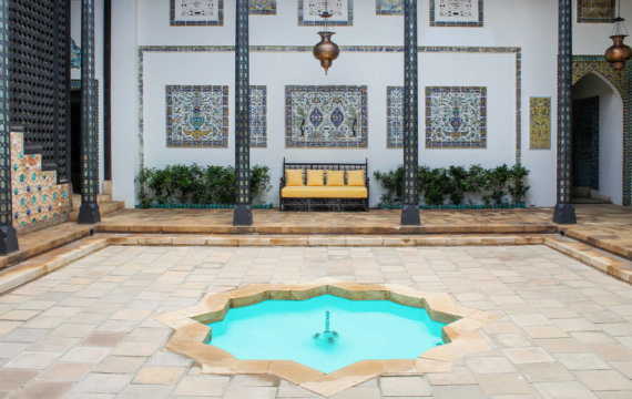 Courtyard at Shangri-La museum