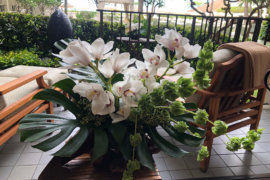 Floral arrangement at SpaHalekulani