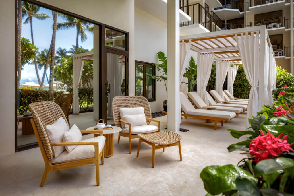 Spa lanai area