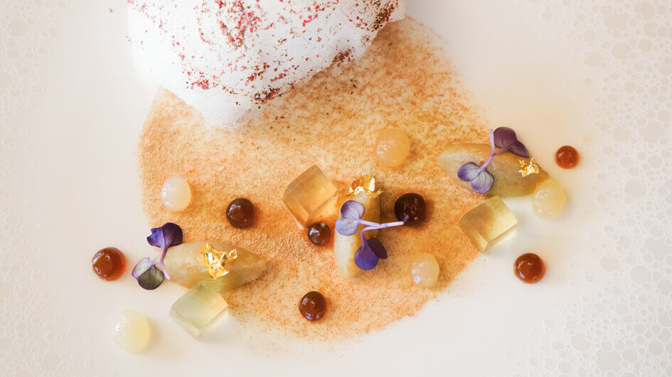 Ballotine de Foie Gras de Canard en Barbe a Papa