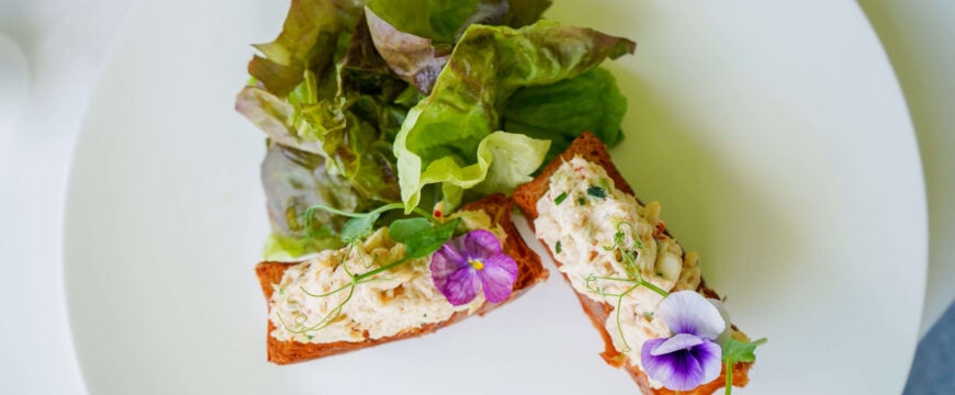 Orchids Crab Salad New York Croissant