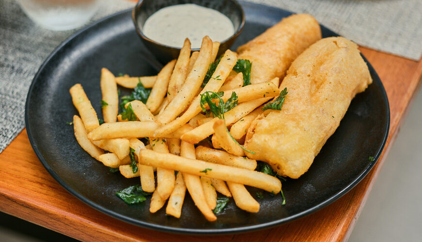 Vodka Battered Fish & Chips